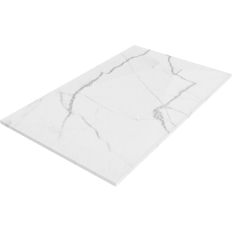 Mexen Hugo rectangular shower tray SMC 140 x 90 cm, white stone - 42159014
