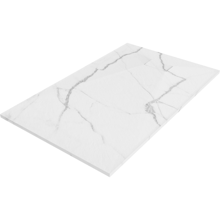 Mexen Hugo rectangular SMC shower tray 150 x 90 cm, white stone - 42159015