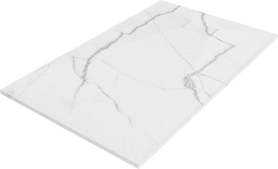 Mexen Hugo rectangular SMC shower base 160 x 90 cm, white stone - 42159016