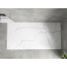 Mexen Hugo rectangular shower tray SMC 180 x 90 cm, white stone - 42159018