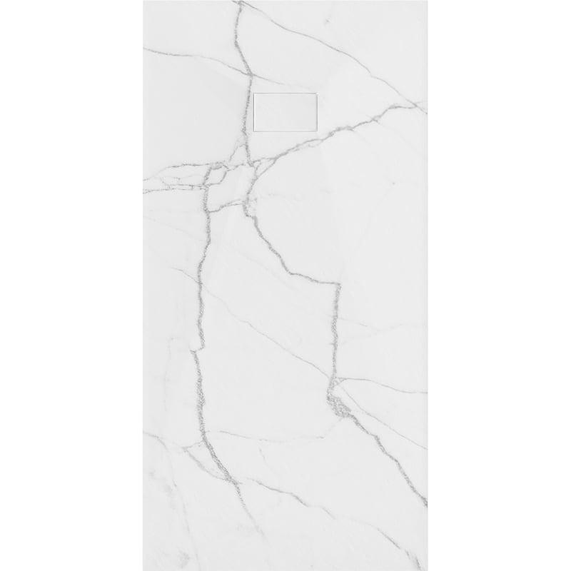 Mexen Hugo rectangular shower tray SMC 180 x 90 cm, white stone - 42159018