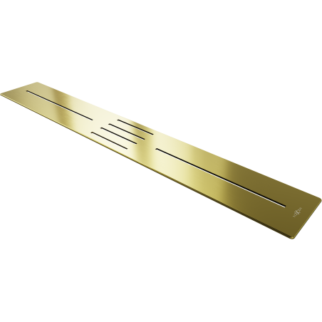 Mexen Toro bath screen for shower tray 170-200 cm, gold - 43930050