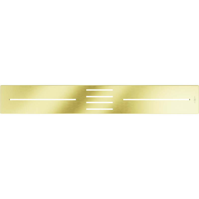 Mexen Toro bath screen for shower tray 170-200 cm, gold - 43930050