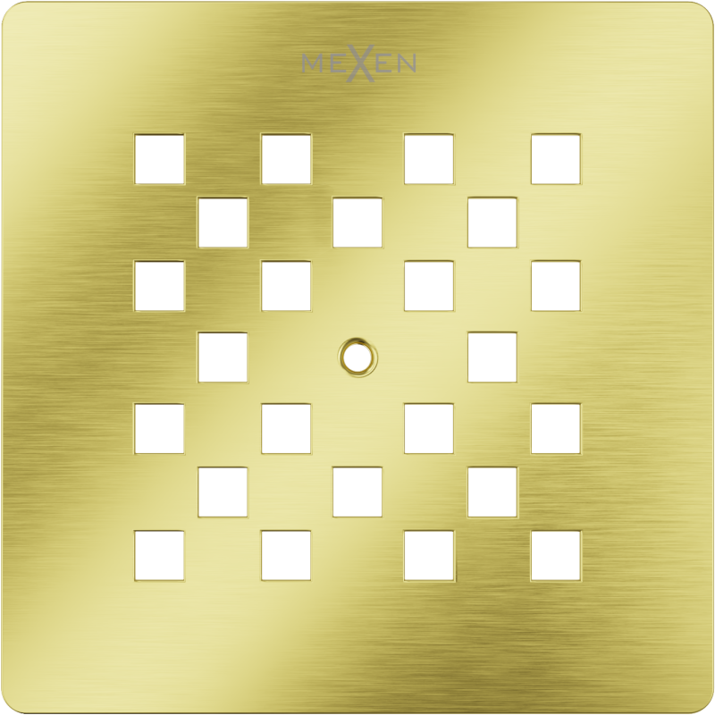 Mexen Stone+ shower tray cover, gold - 44910050