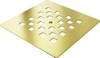 Mexen Stone+ shower tray cover, gold - 44910050