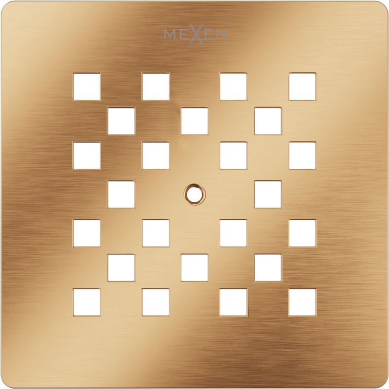 Mexen Stone+ shower tray cover, brushed copper - 44910065