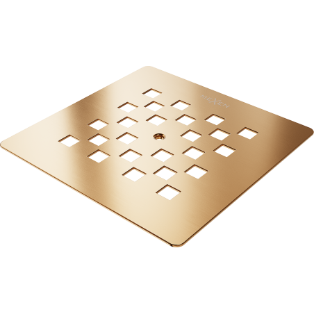 Mexen Stone+ shower tray cover, brushed copper - 44910065