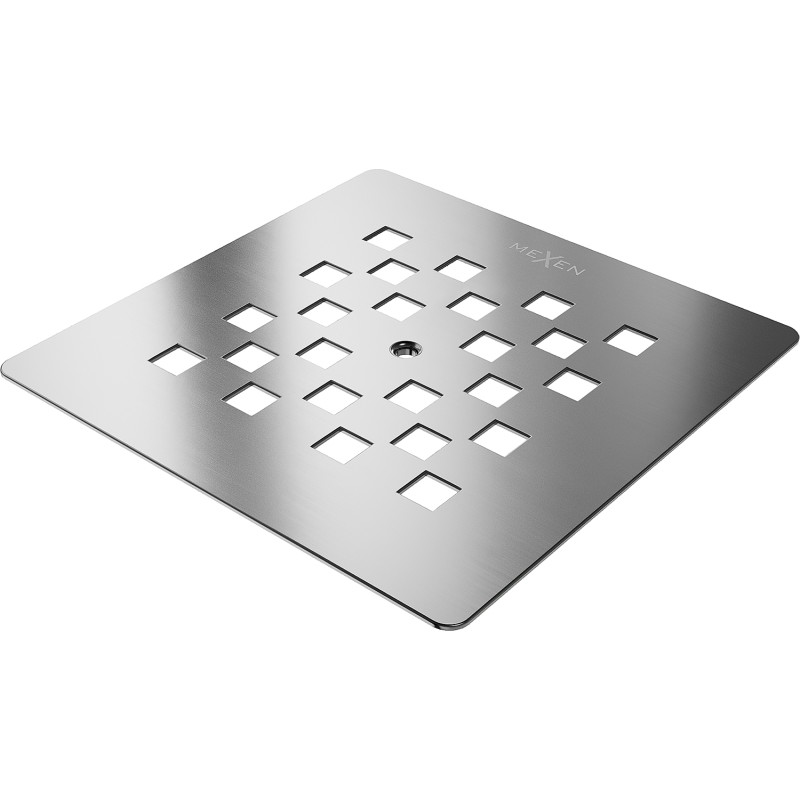 Mexen Stone+ shower tray cover, gun gray brushed - 44910066