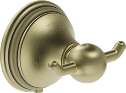 Mexen Lusso double towel hook, antique bronze - 70A16812-30