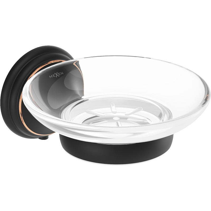 Mexen Lusso soap dish, antique black - 70A16855-79