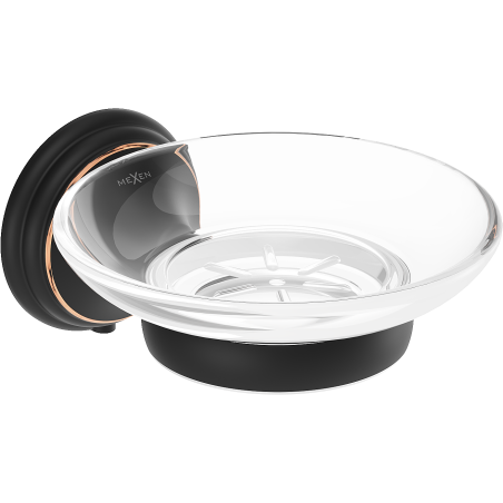 Mexen Lusso soap dish, antique black - 70A16855-79