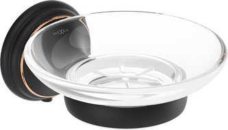 Mexen Lusso soap dish, antique black - 70A16855-79