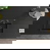 Mexen Milo 1-compartment granite sink with a kitchen mixer tap Telma, Black/Gold - 6505-75-670200-70-B