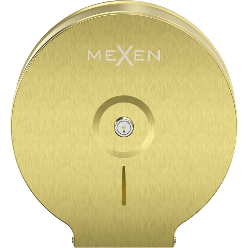 Mexen Spira-U toilet paper holder, brushed gold - 70K540-55