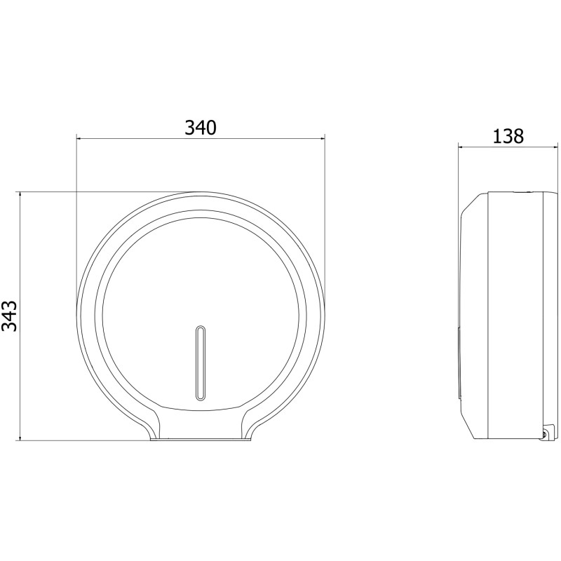 Mexen Spira-E toilet paper holder, inox - 70K520-01
