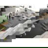 Mexen Enzo 1-compartment granite sink with a drip tray and kitchen mixer tap Telma, Grey - 6506-71-670200-70-B