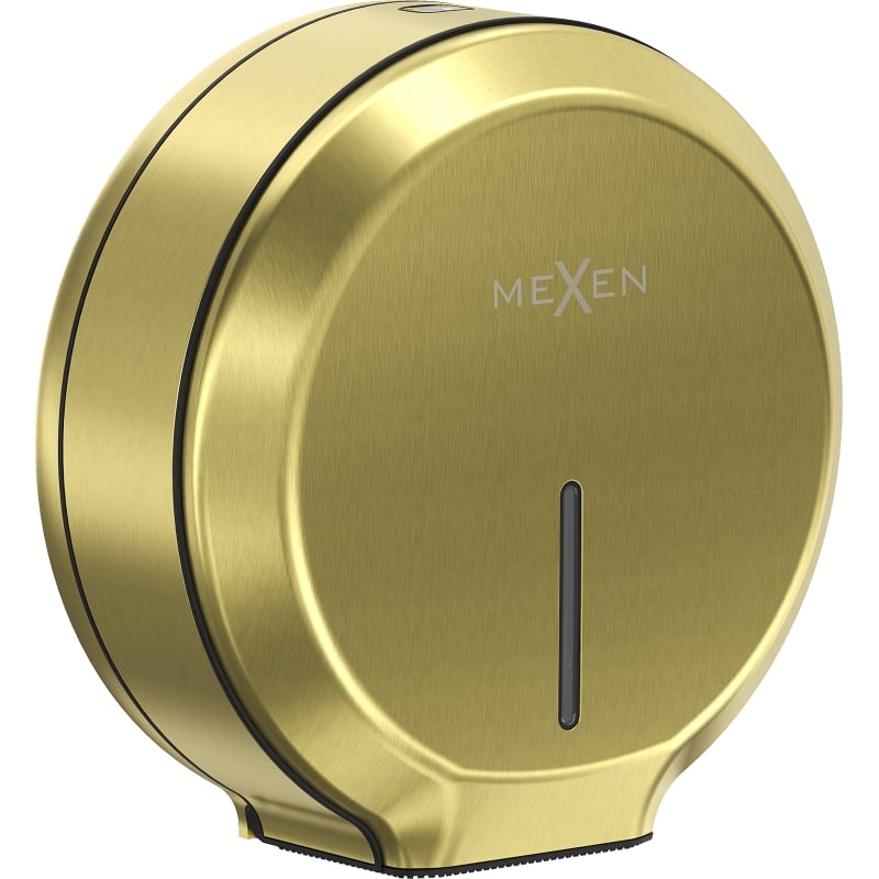 Mexen Spira-E toilet paper container, brushed gold - 70K520-55