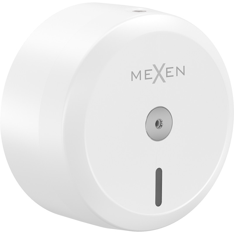 Mexen Spira-Q toilet paper dispenser for central dispensing, white - 70K510-20