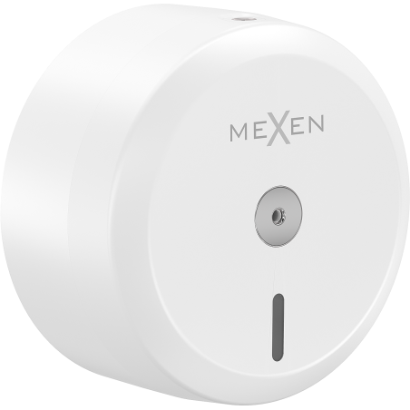 Mexen Spira-Q toilet paper dispenser for central dispensing, white - 70K510-20