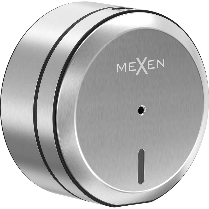 Mexen Spira-R central dispensing toilet paper container, inox - 70K500-01