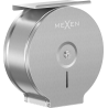 Mexen Spira-U+ toilet paper holder with phone shelf, inox - 70K541-01