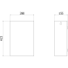 Mexen Linox Trash Bin 17L, Inox - 70K004-01