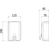 Mexen Purio-V liquid soap dispenser 1200 ml, brushed gold - 70K620-55