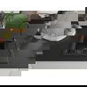 Mexen Enzo 1-compartment granite sink with a drip tray and kitchen mixer tap Telma, Black - 6506-77-670200-70-B