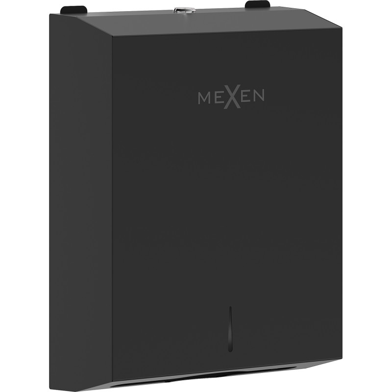 Mexen Verno-H paper towel dispenser, matte black - 70K420-70