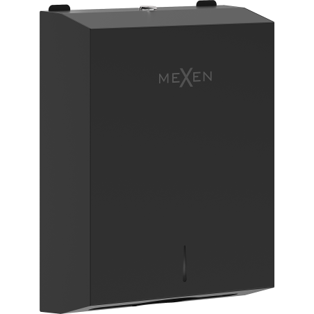 Mexen Verno-H paper towel dispenser, matte black - 70K420-70