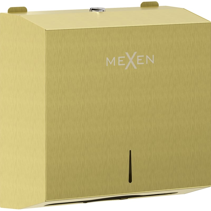 Mexen Verno-L paper towel dispenser, brushed gold - 70K410-55