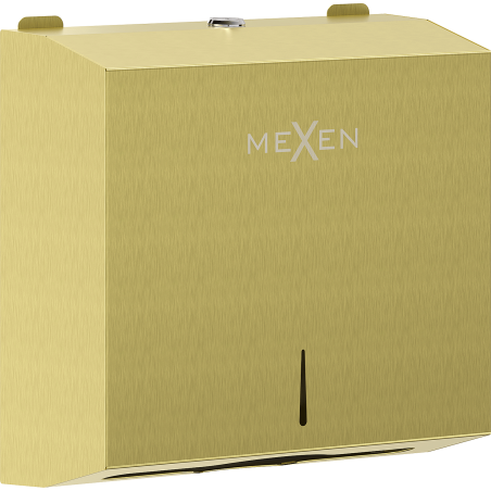 Mexen Verno-L paper towel dispenser, brushed gold - 70K410-55