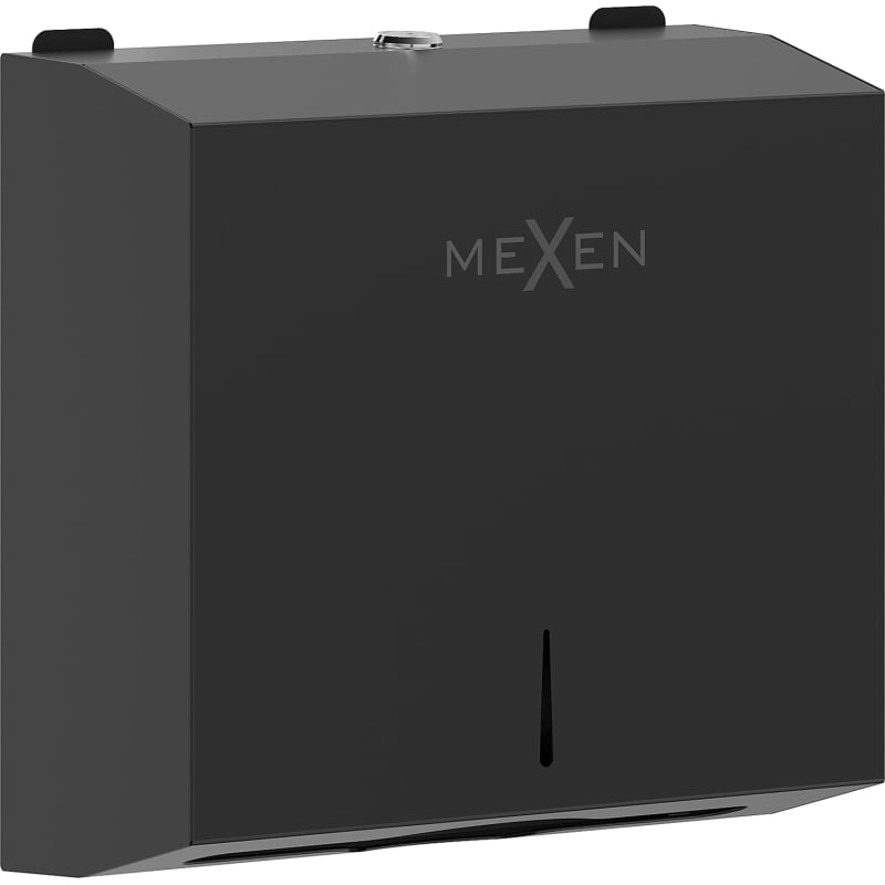 Mexen Verno-L paper towel dispenser, matte black - 70K410-70