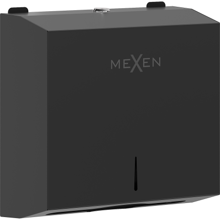 Mexen Verno-L paper towel dispenser, matte black - 70K410-70