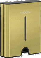 Mexen Verno-C paper towel dispenser, brushed gold - 70K400-55