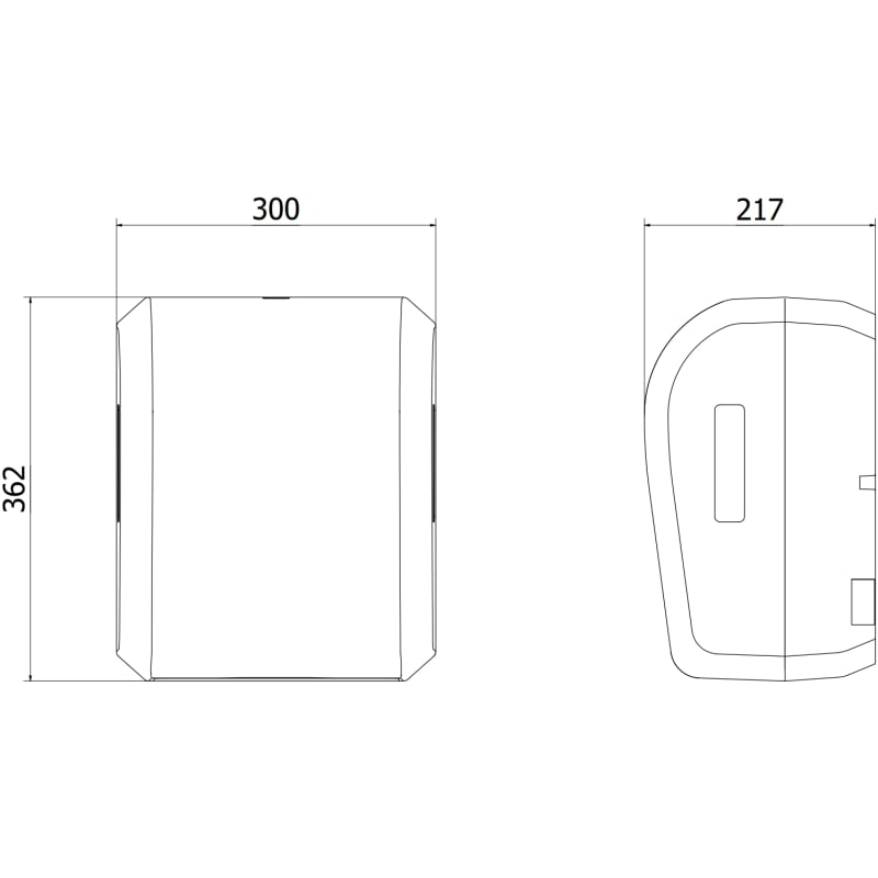 Mexen Verno-Max automatic paper towel dispenser, white - 70K310-20