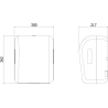 Mexen Verno-Max automatic paper towel dispenser, white - 70K310-20