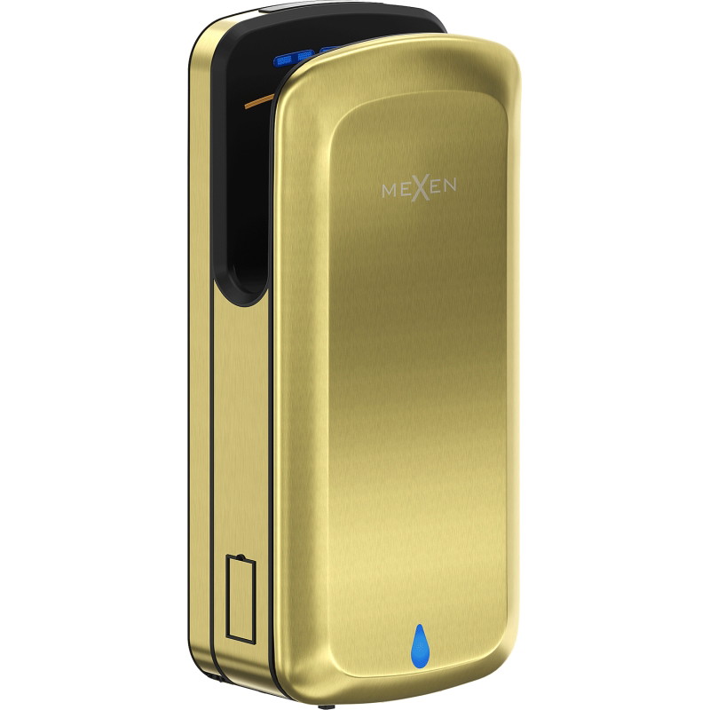 Mexen Ventaro-Pro pocket hand dryer, 1650 W, brushed gold - 70K020-55