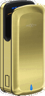Mexen Ventaro-Pro pocket hand dryer, 1650 W, brushed gold - 70K020-55