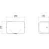 Mexen Ventaro-Ul hand dryer, 1350 W, inox - 70K034-01