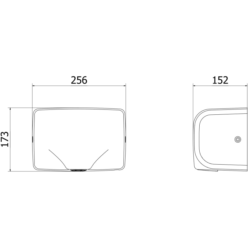Mexen Ventaro-Ul hand dryer, 1350 W, white - 70K034-20