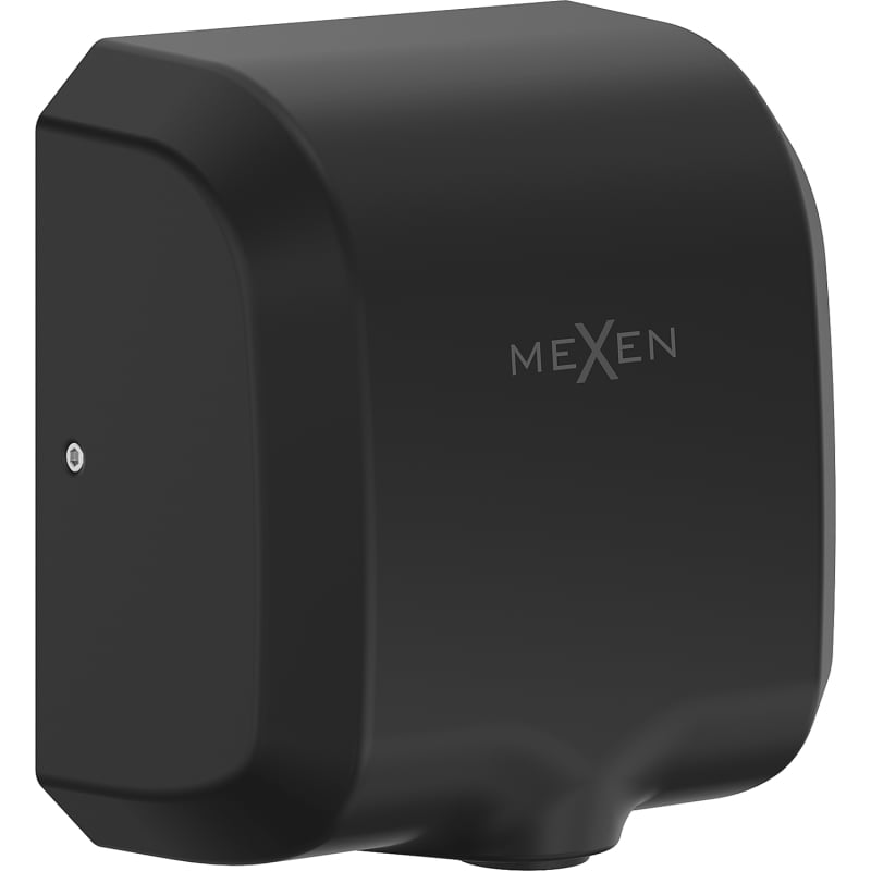Mexen Ventaro-V hand dryer, 1800 W, matte black - 70K040-70
