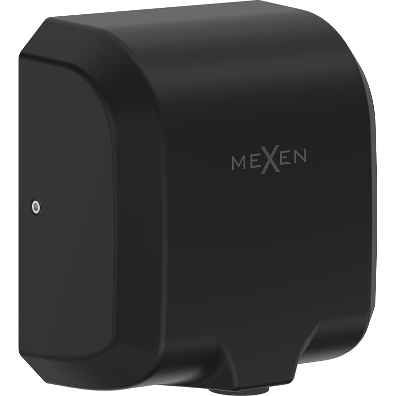 Mexen Ventaro-U hand dryer, 1800 W, matte black - 70K030-70