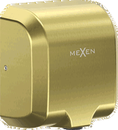 Mexen Ventaro-U hand dryer, 1800 W, brushed gold - 70K030-55