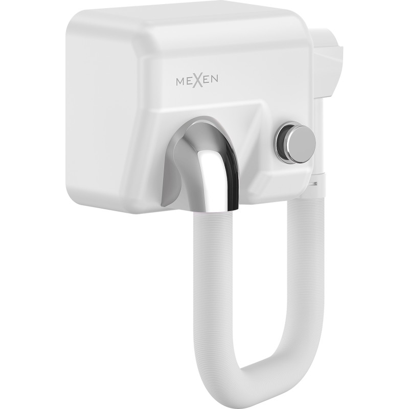 Mexen Aquis-P pool hair dryer with hose, 1000 W, white - 70K210-20