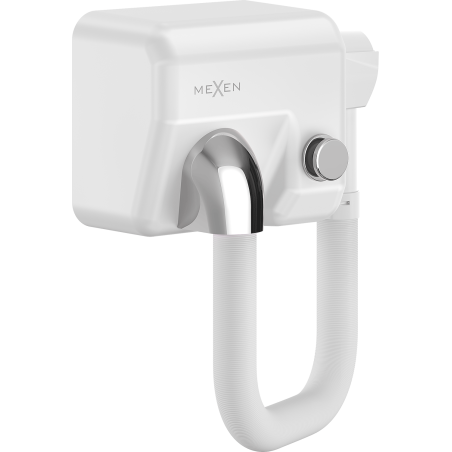 Mexen Aquis-P pool hair dryer with hose, 1000 W, white - 70K210-20