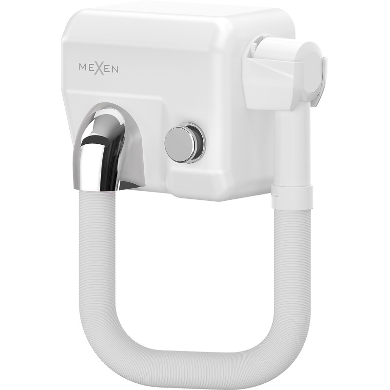 Mexen Aquis-P pool hair dryer with hose, 1000 W, white - 70K210-20