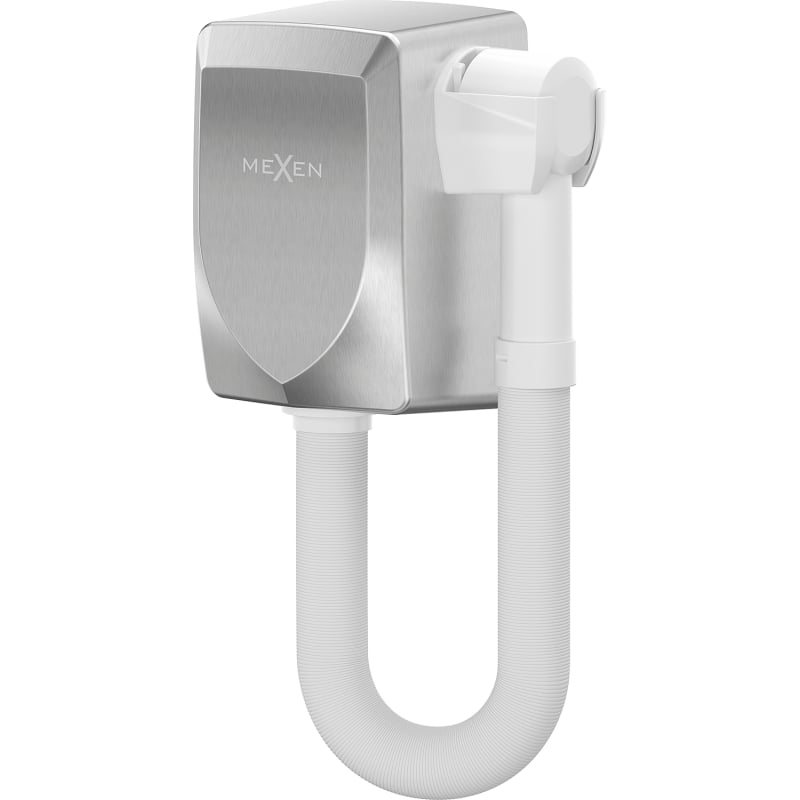 Mexen Aquis-S pool hair dryer with hose, 1000 W, stainless steel - 70K200-01