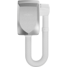 Mexen Aquis-S pool hair dryer with hose, 1000 W, stainless steel - 70K200-01