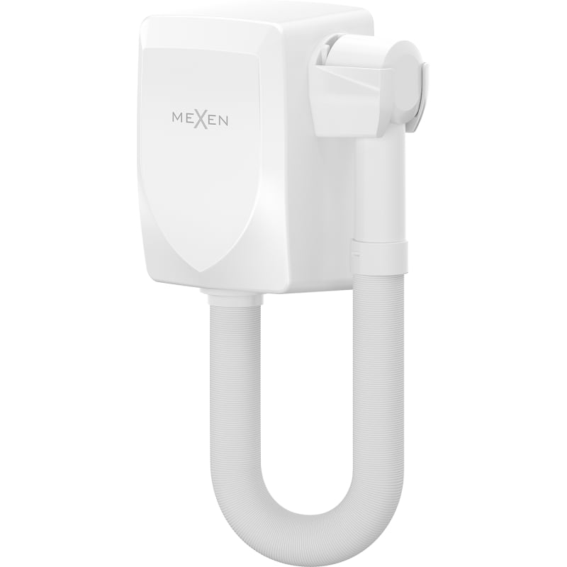 Mexen Aquis-S pool hair dryer with hose, 1000 W, white - 70K200-20